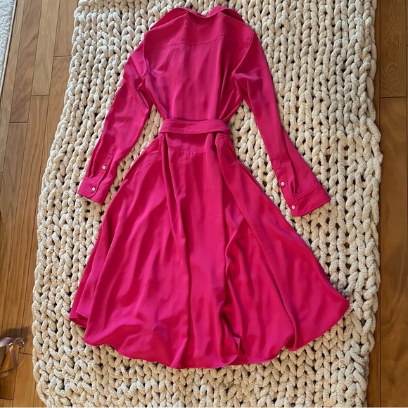 Ralph Lauren Fuchsia Long Sleeve Dress - Picture 8 of 11
